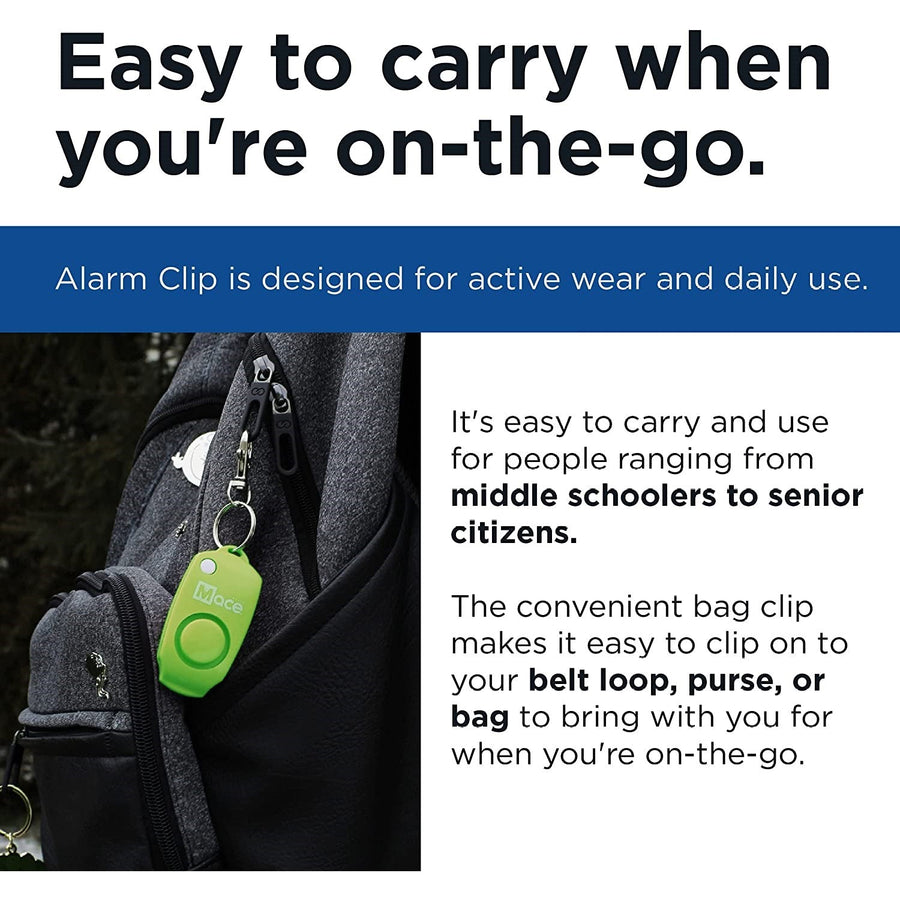 Mace® Personal Keychain Panic Alarm 130dB w/ Whistle