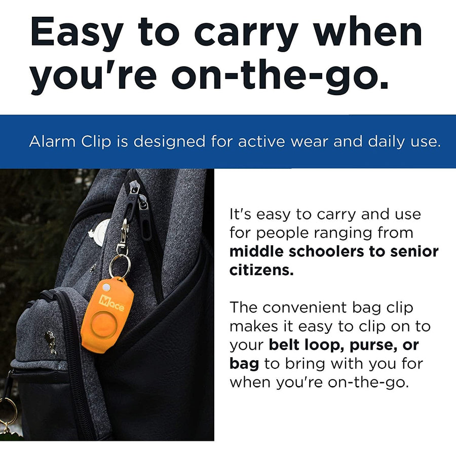 Mace® Personal Keychain Panic Alarm 130dB w/ Whistle