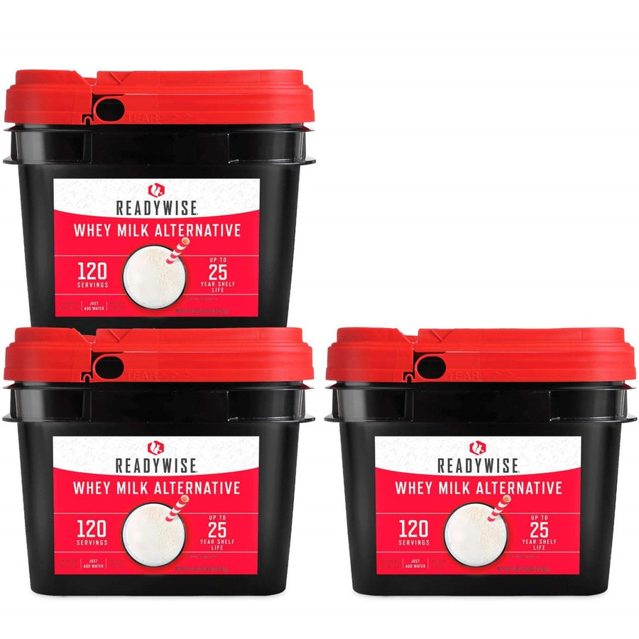 ReadyWise™ 360-Serving Long-Term Emergency Whey Milk Alternative Supply