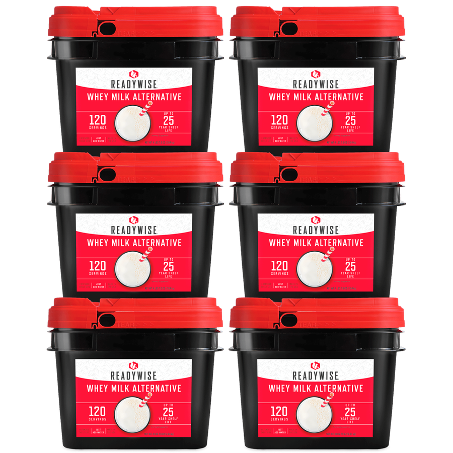 ReadyWise™ 720-Serving Long-Term Emergency Whey Milk Alternative Supply