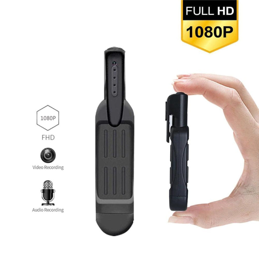 Wearable Pocket Clip Hidden Spy Camera 1080p HD DVR