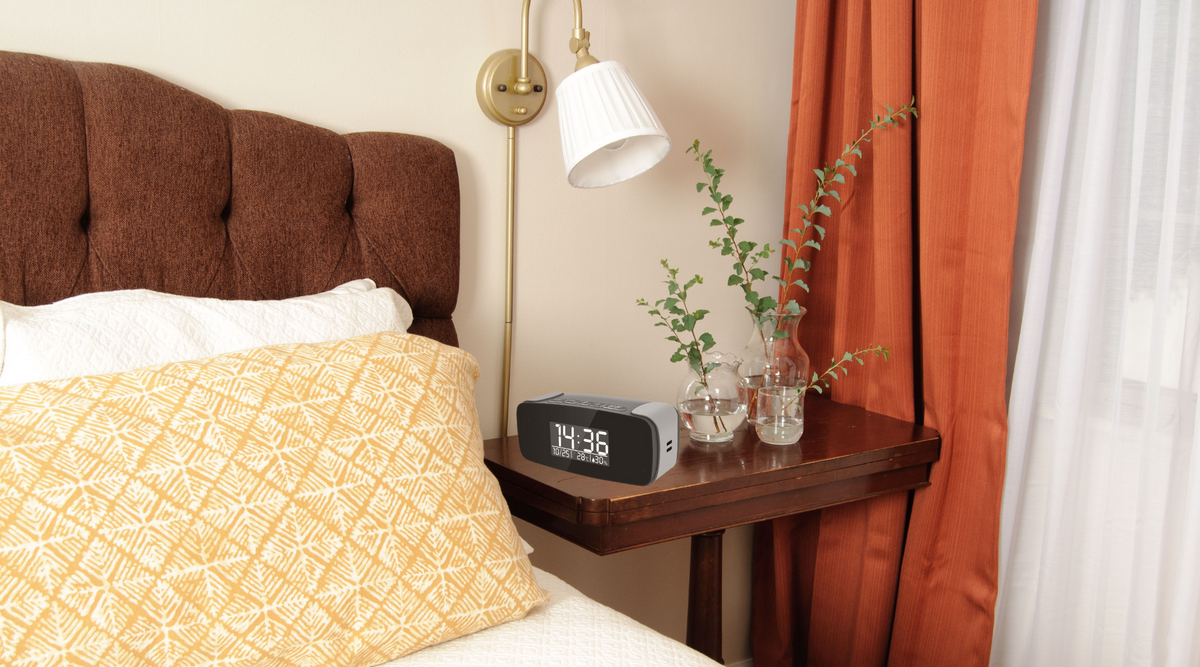 alarm clock spy camera
