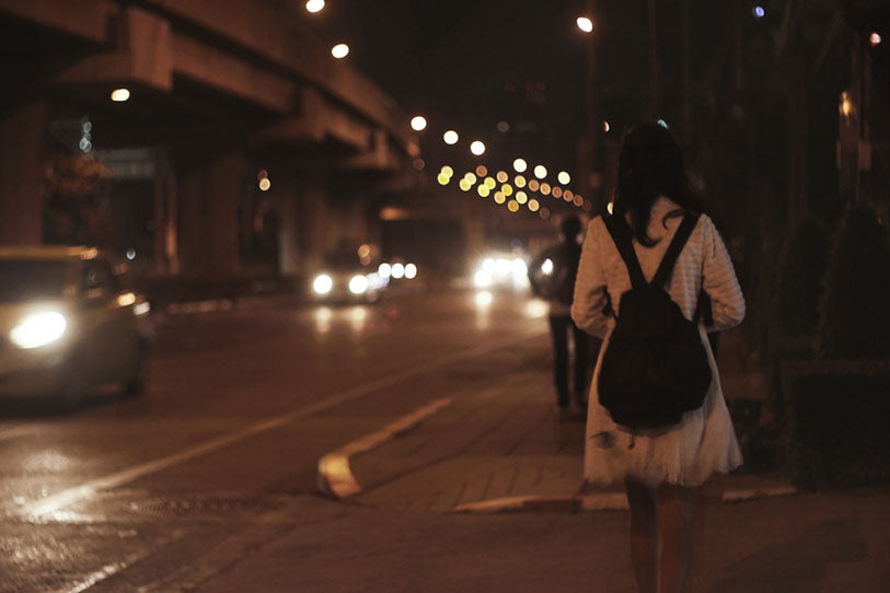 Women walking alone