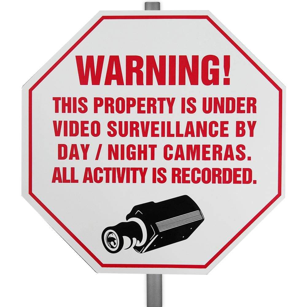 Security System Signs - Collection