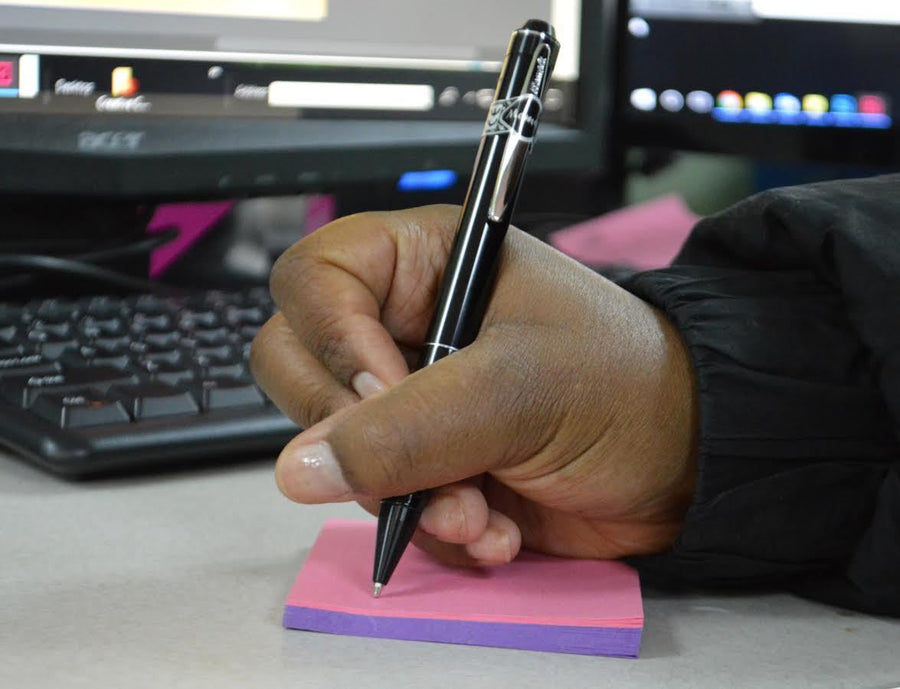 Functional Black & Silver Pen Audio Recorder