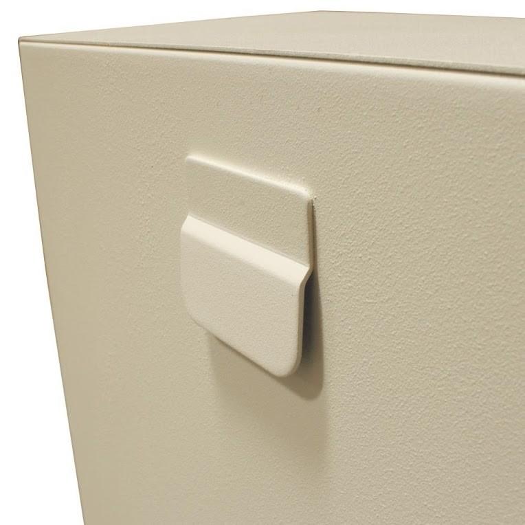 Mail Boss Metro Locking Security Mailbox Safe White