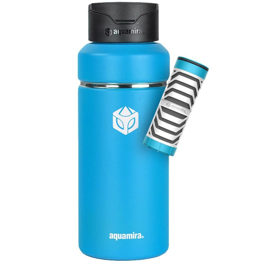 Aquamira© SHIFT™ BLU Line Series IV Filtered Water Bottle 32 oz.