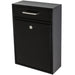 Mail Boss Locking Security Drop Mailbox Safe Black