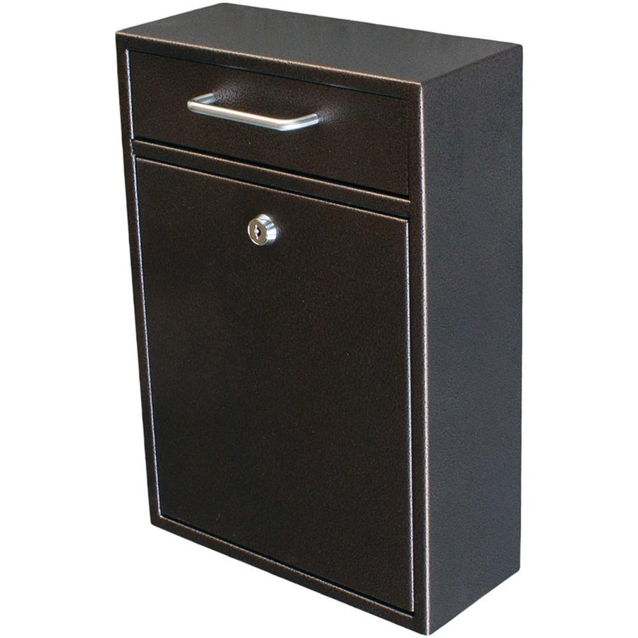 Mail Boss Locking Security Drop Mailbox Safe Bronze