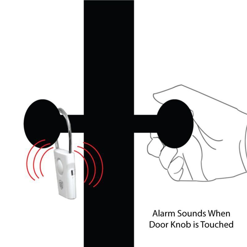 Streetwise Portable Vibration Sensor Door Alarm 110dB