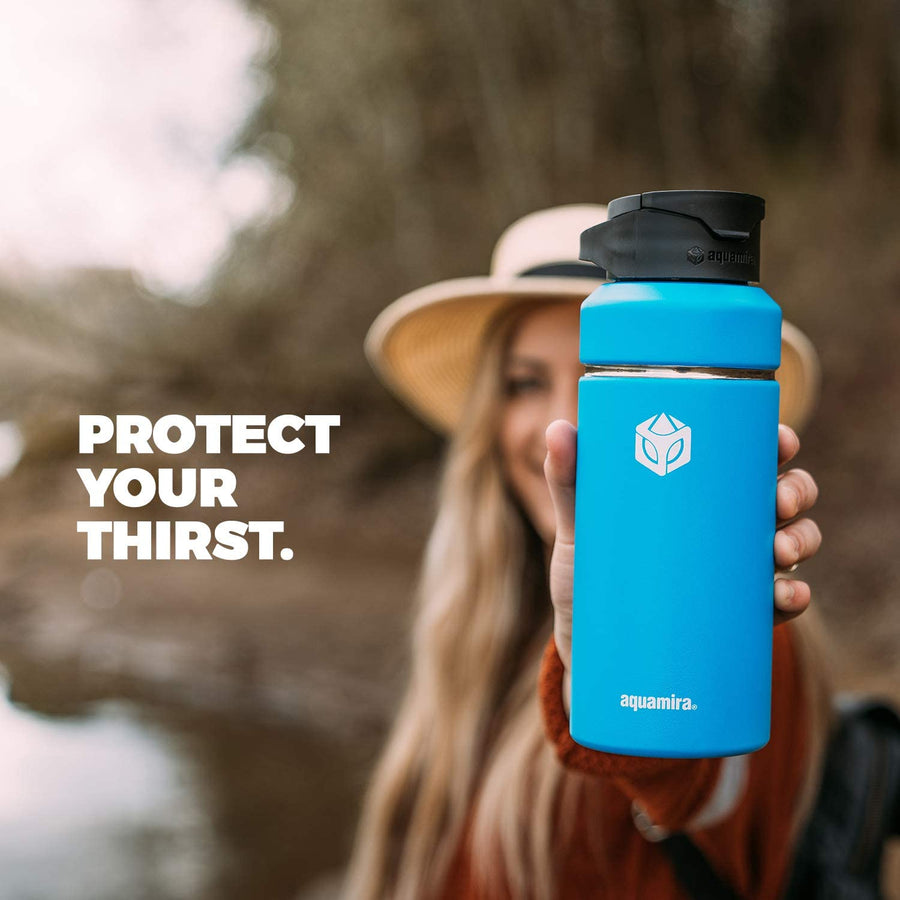 Aquamira© SHIFT™ BLU Line Series IV Filtered Water Bottle 32 oz.