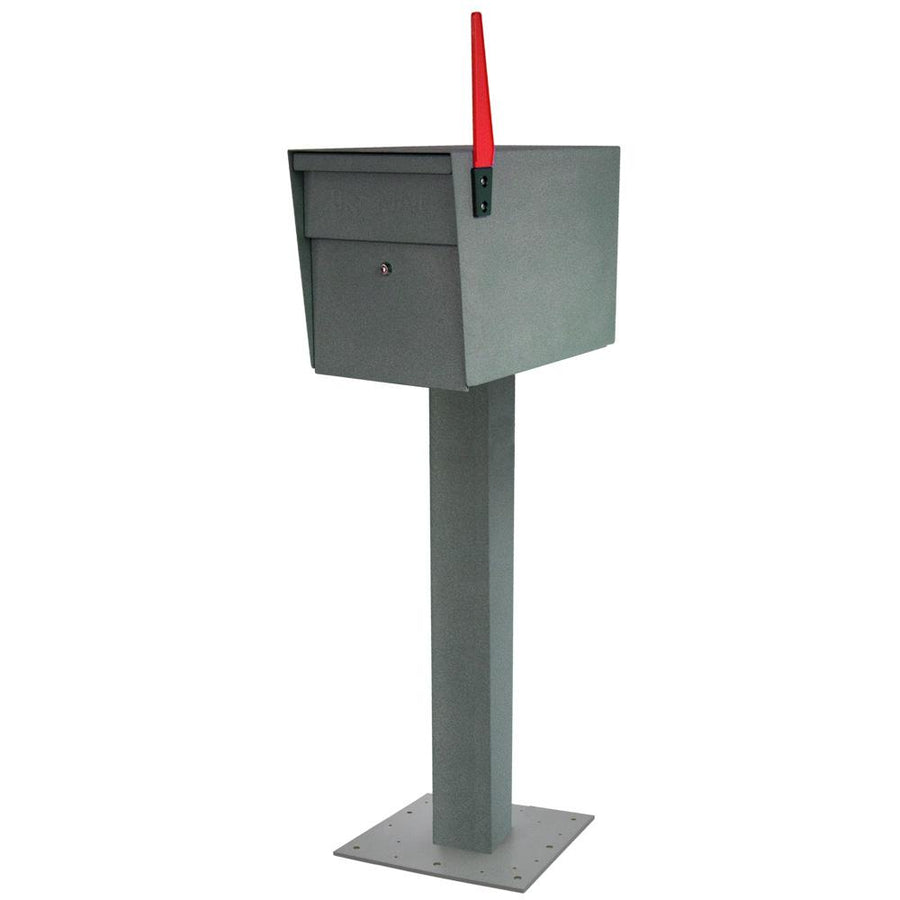 Mail Boss Steel Surface Mount Post 27'' Granite