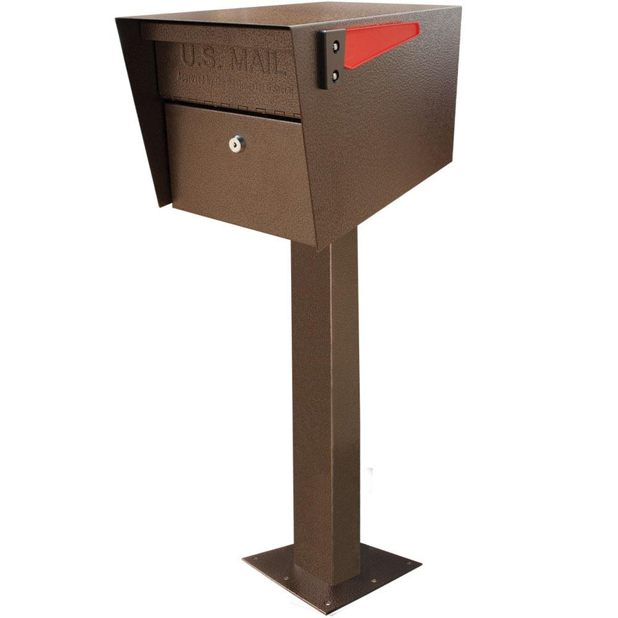 Mail Boss Steel Surface Mount Post 27'' Bronze