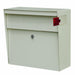 Mail Boss Metro Locking Security Mailbox Safe White