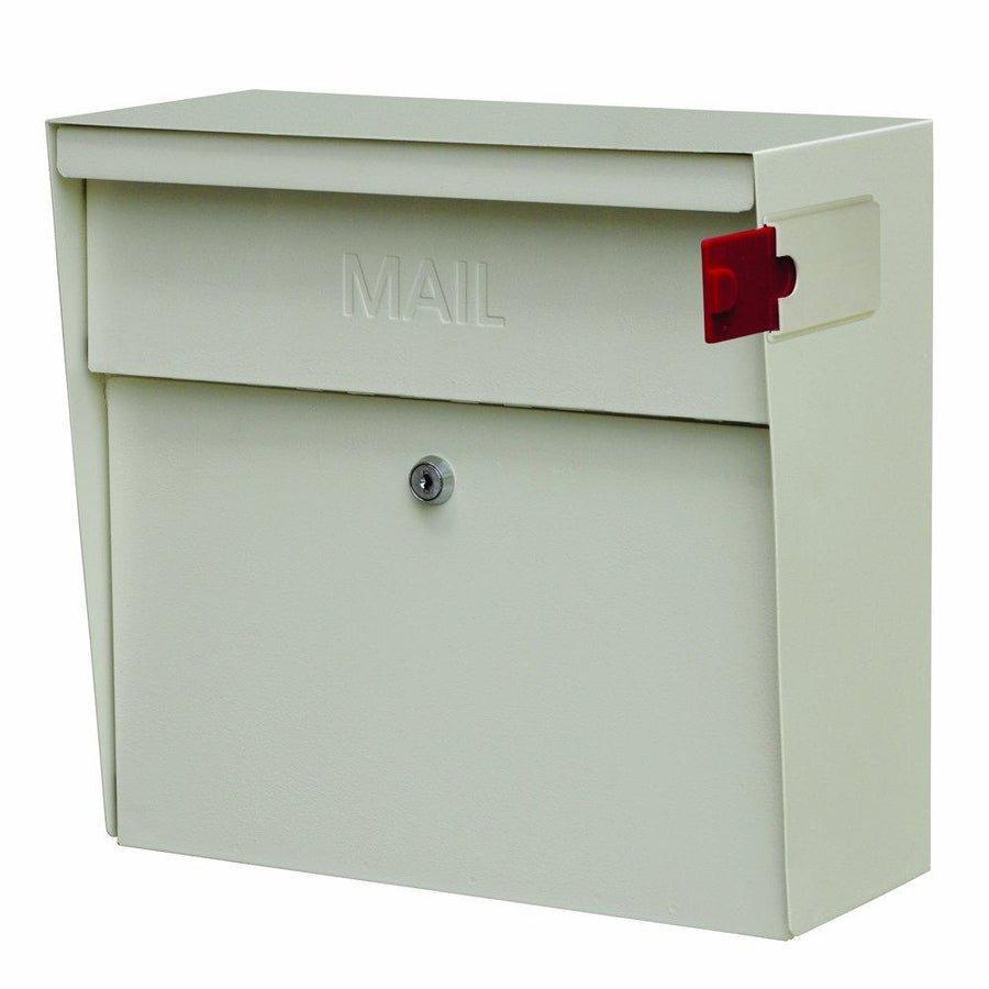 Mail Boss Metro Locking Security Mailbox Safe White