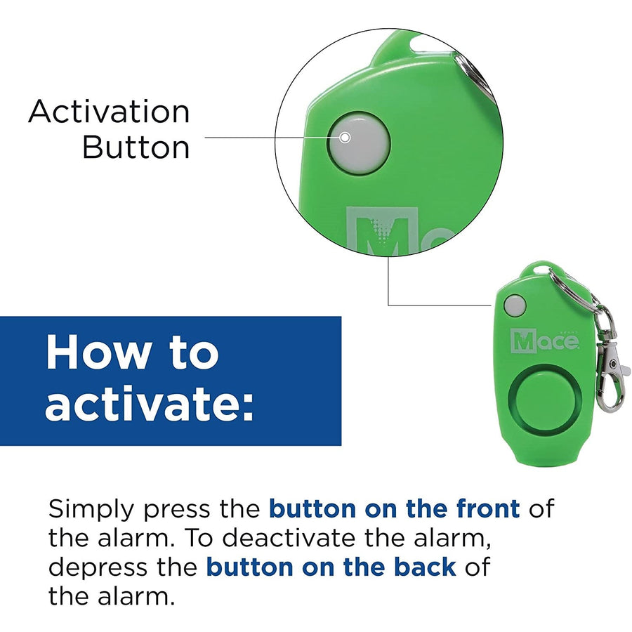 Mace® Personal Keychain Panic Alarm 130dB w/ Whistle