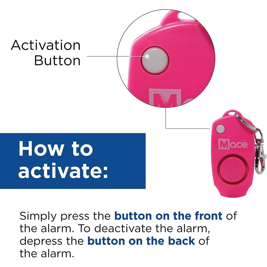 Mace® Personal Keychain Panic Alarm 130dB w/ Whistle