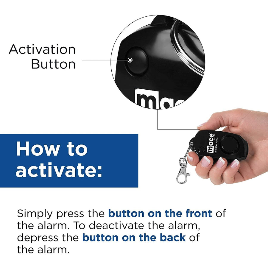 Mace® Personal Keychain Panic Alarm 130dB w/ Whistle