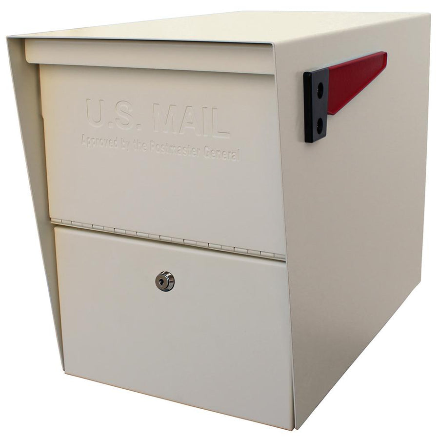 Mail Boss Package Master Locking Mailbox Safe White