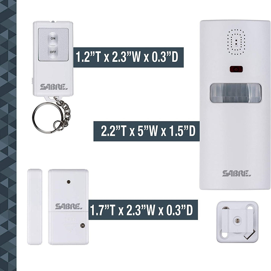 SABRE® Wireless Home Security Alarm System w/ Remote