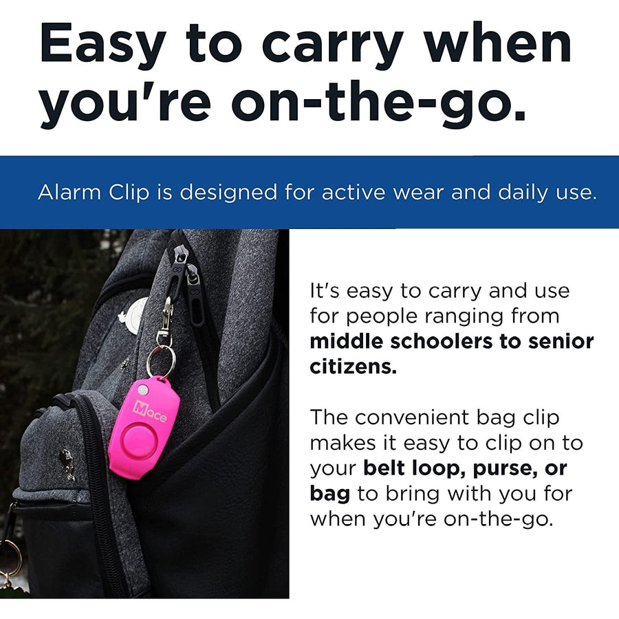 Mace® Personal Keychain Panic Alarm 130dB w/ Whistle