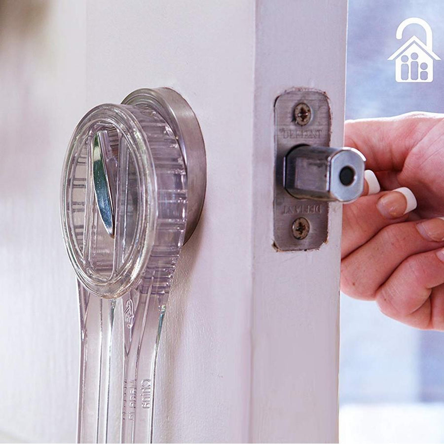 The Lock Locker™ Deadbolt Security Latch Clear