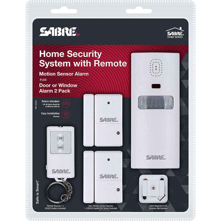 SABRE® Wireless Home Security Alarm System w/ Remote