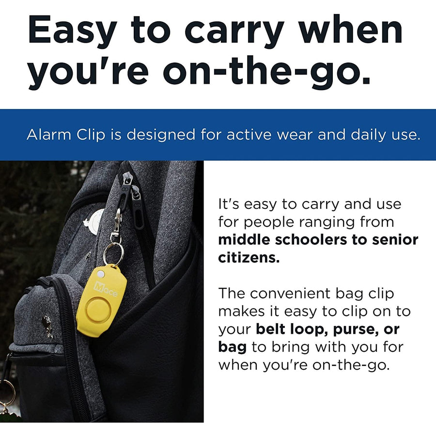 Mace® Personal Keychain Panic Alarm 130dB w/ Whistle
