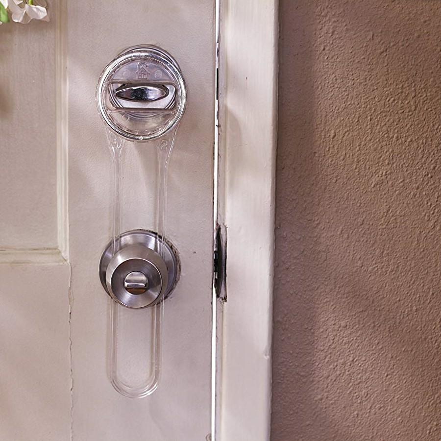 The Lock Locker™ Deadbolt Security Latch Clear