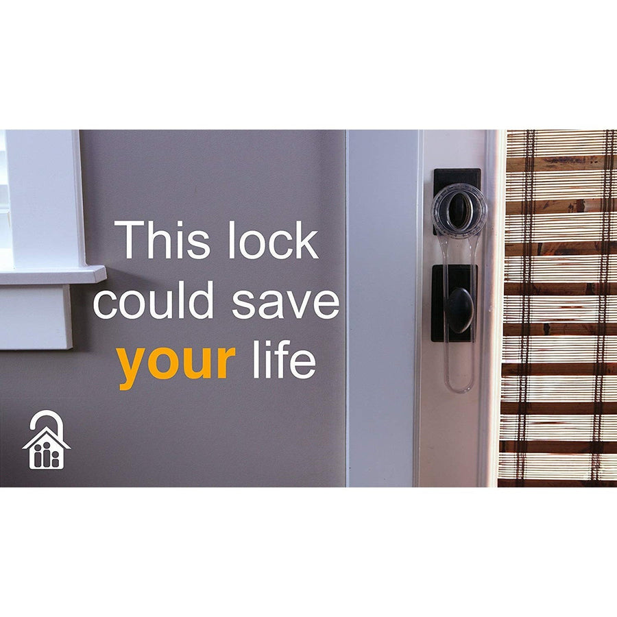 The Lock Locker™ Deadbolt Security Latch Clear