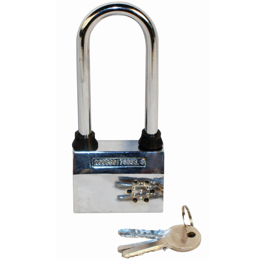 Large Zinc Alloy Rust Resistant Padlock & Siren Alarm 100dB