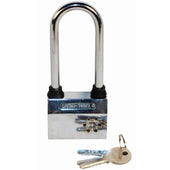 Secondary image - Large Zinc Alloy Rust Resistant Padlock & Siren Alarm 100dB