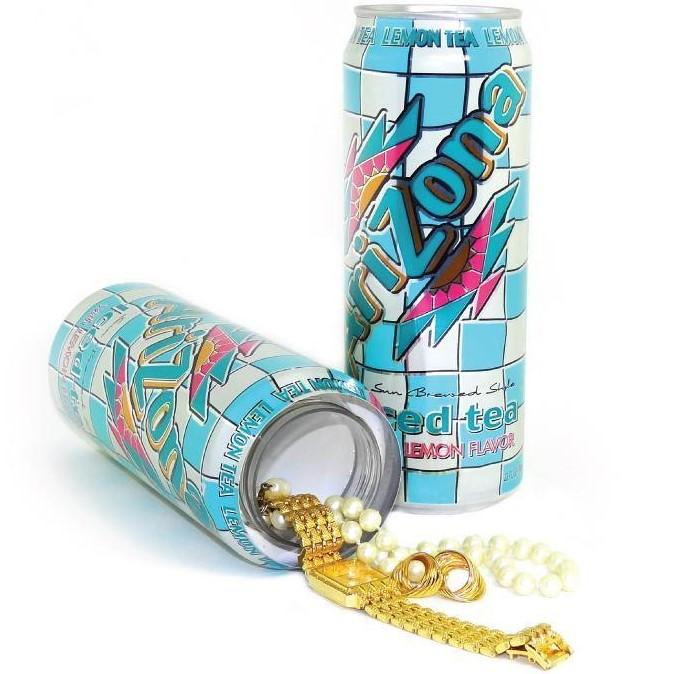 Fake Arizona Iced Tea Secret Stash Diversion Can Safe