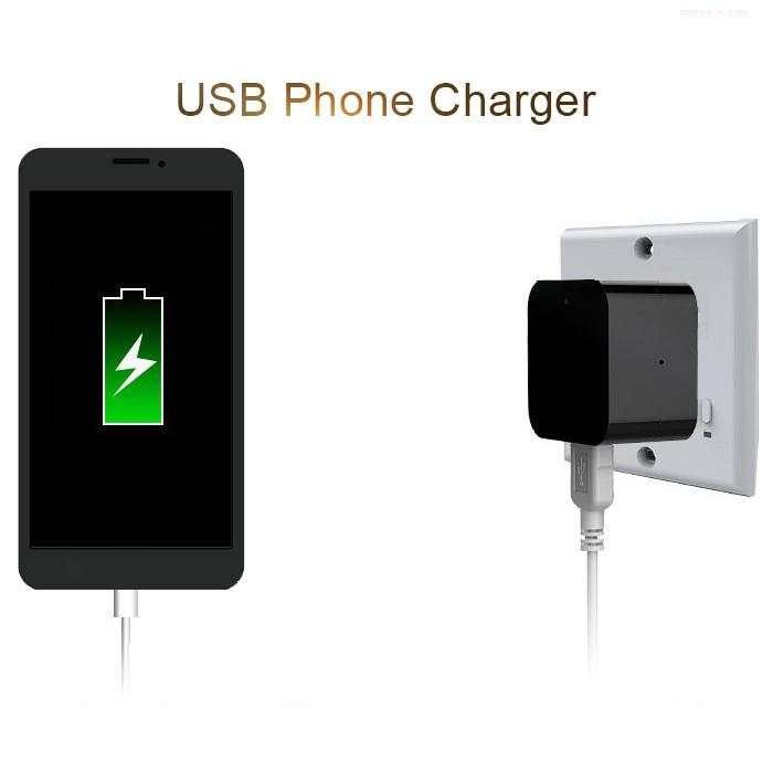 usb phone charger spy camera