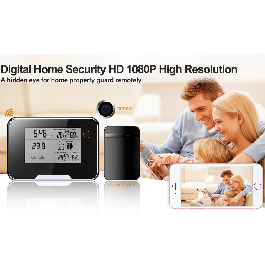 Weather Station Hidden Night Vision Spy Camera 1080p HD WiFi