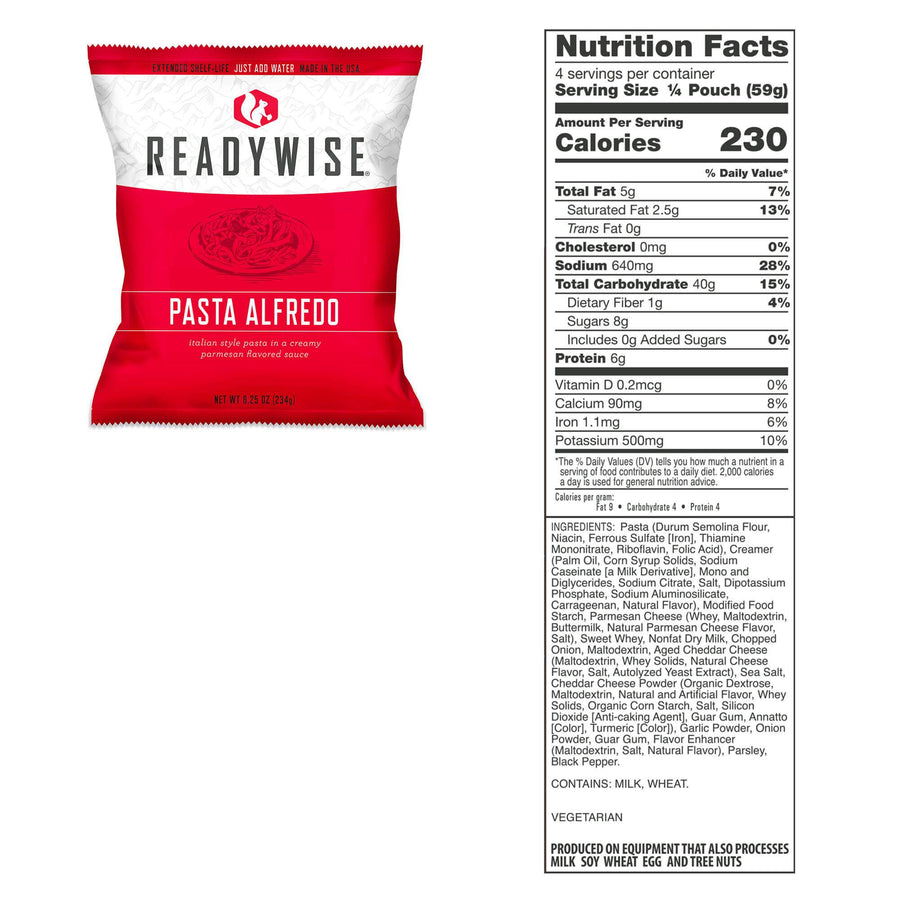 ReadyWise™ 4320-Serving Breakfast & Entrée Emergency Food Supply