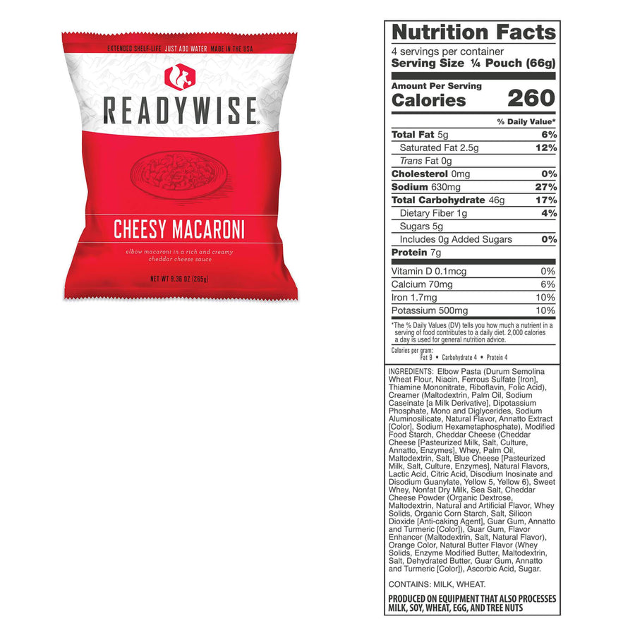 ReadyWise™ 2160-Serving Breakfast & Entrée Emergency Food Supply