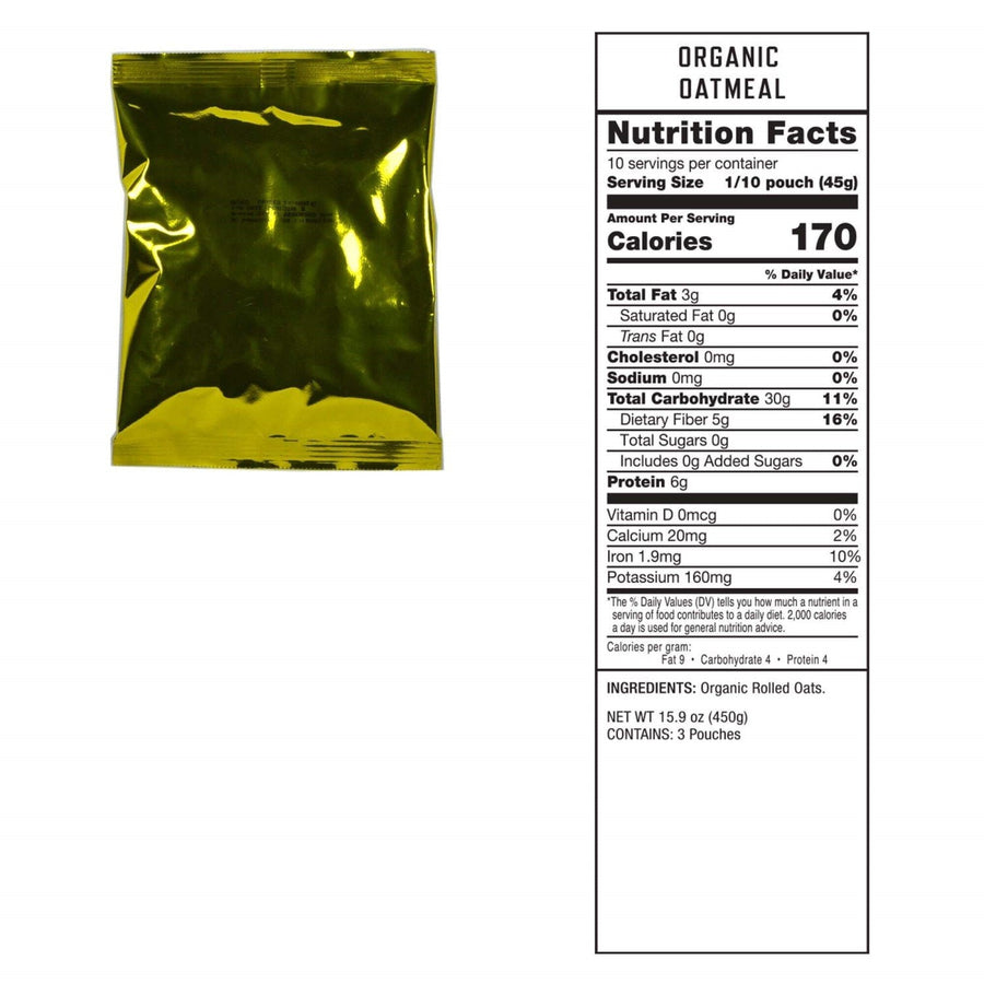 ReadyWise™ 90-Serving Organic Breakfast & Entrée Emergency Food Supply
