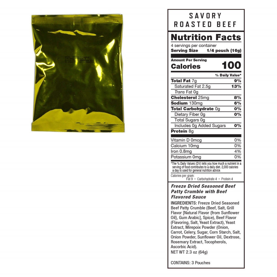 ReadyWise™ 240-Serving Freeze Dried Meat Emergency Food Supply