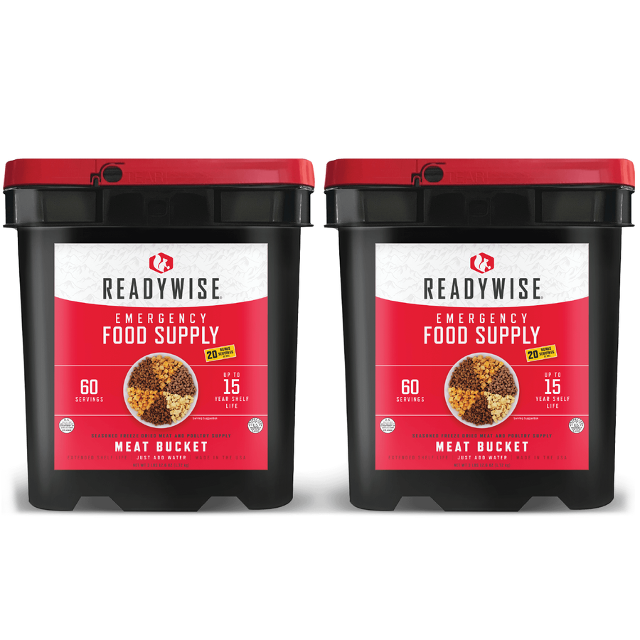 ReadyWise™ 120-Serving Freeze Dried Meat Emergency Food Supply