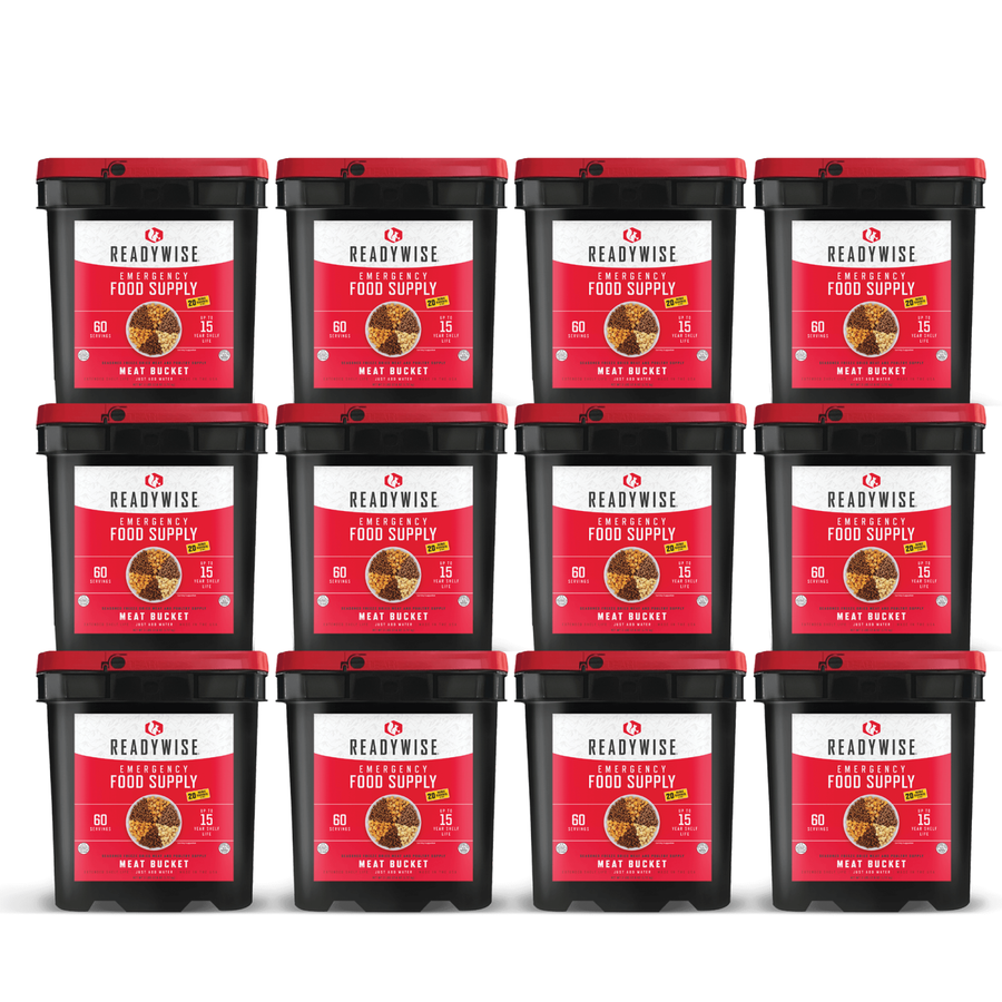 ReadyWise™ 720-Serving Freeze Dried Meat Emergency Food Supply