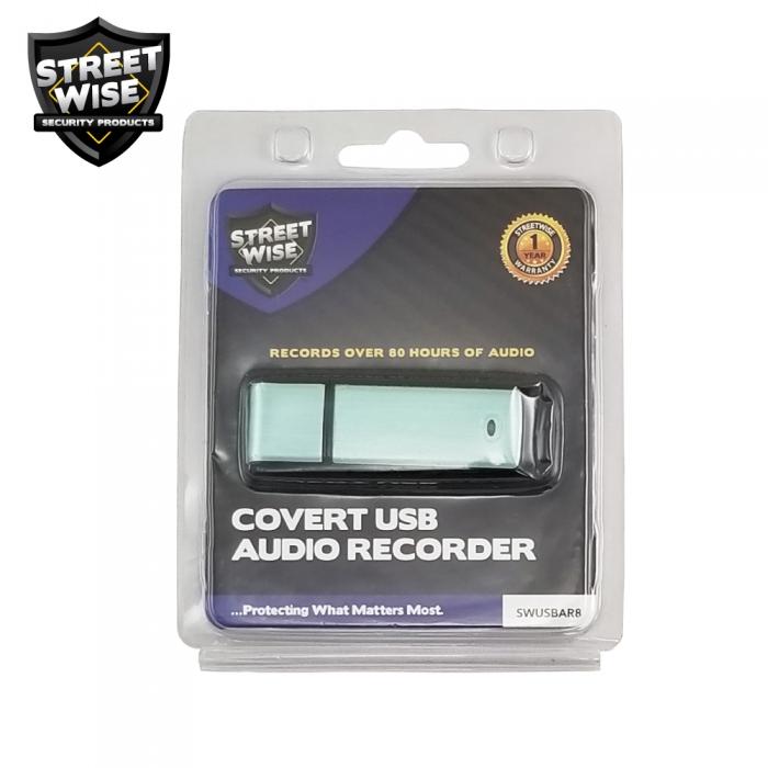 Streetwise USB Flash Drive Covert Voice Recorder 8GB