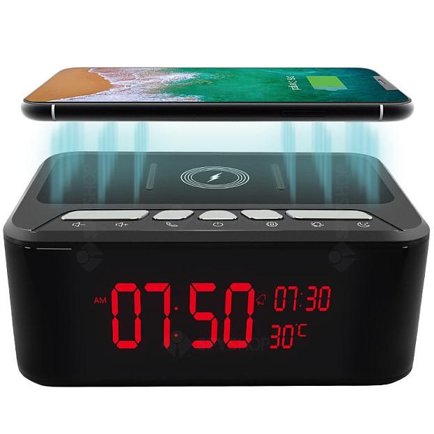 SpyWfi™ Smartphone Charger Clock Radio Spy Camera 1080p HD WiFi