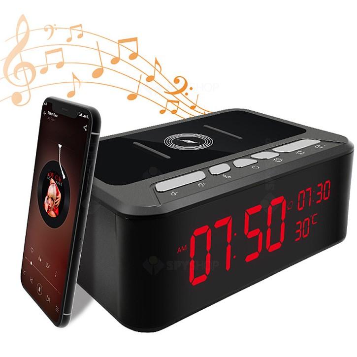 SpyWfi™ Smartphone Charger Clock Radio Spy Camera 1080p HD WiFi