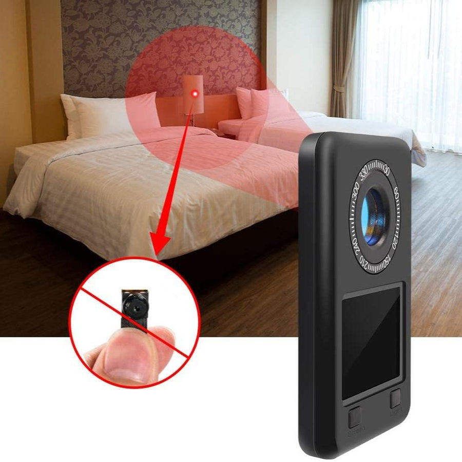 SpyWfi™ IR Light & Hidden Spy Cam Bug Detector w/ LCD Display