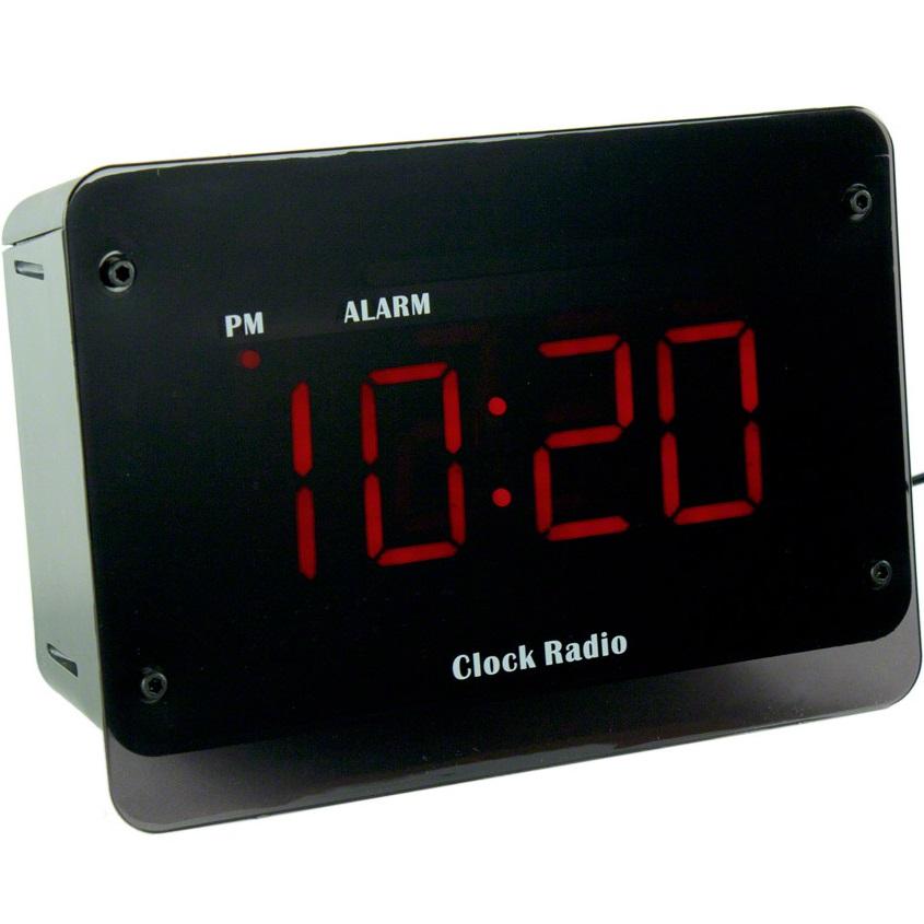 SG Home® Alarm Clock Radio IR Spy Camera 1080p HD WiFi