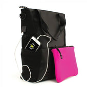 Secondary image - Streetwise™ Women's Tote Bag with Rechargeable Power Bank