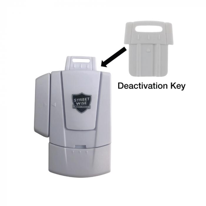 Streetwise Mini Magnetic Contact Alarm w/ Key 105dB