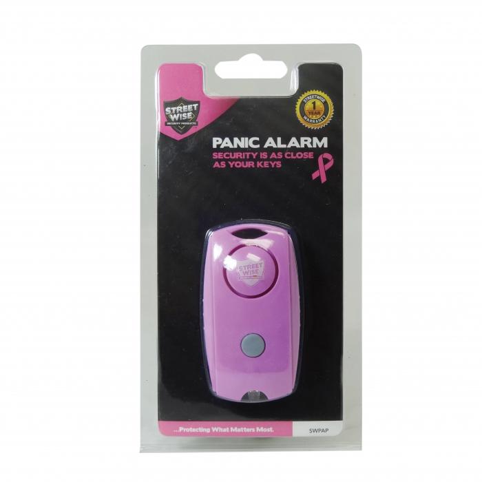 Streetwise™ 120dB Keychain Panic Alarm LED Light