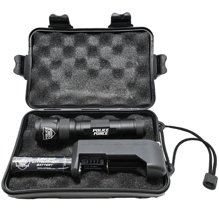 Police Force Tactical 5.25" Ultra-Lite L2 LED Flashlight 1000 Lm